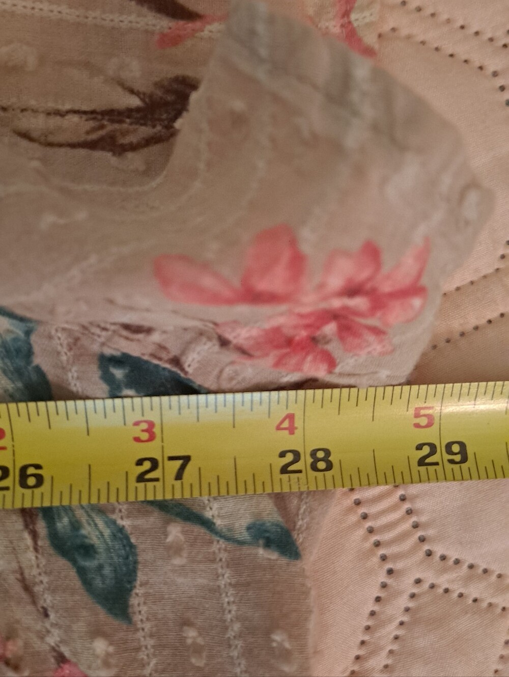 Torrid Floral Square-Neck Camisole in Light Gray with Pink & Teal Flowers Size 4 - Picture 3 of 7